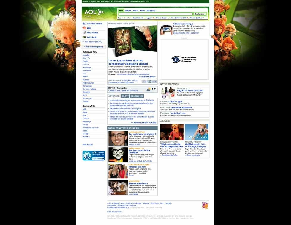 Arthur et les Minimoys AOL