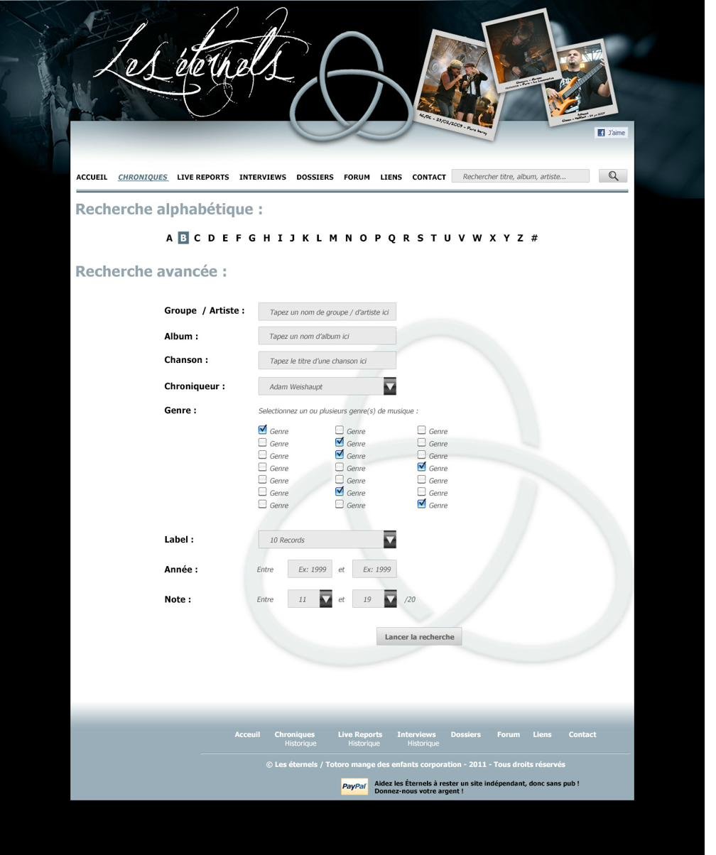 Recherche Les Éternels