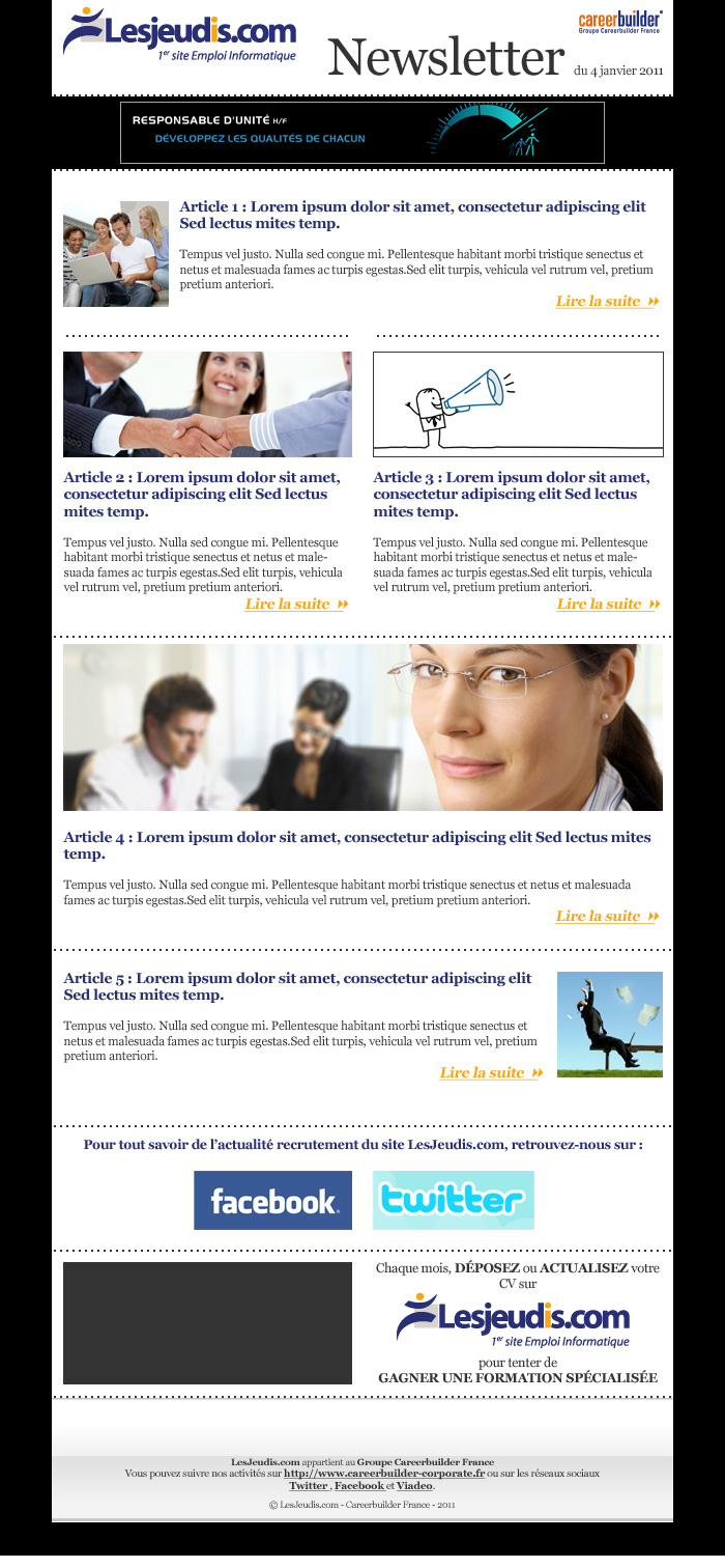 Newsletter Template Digixo