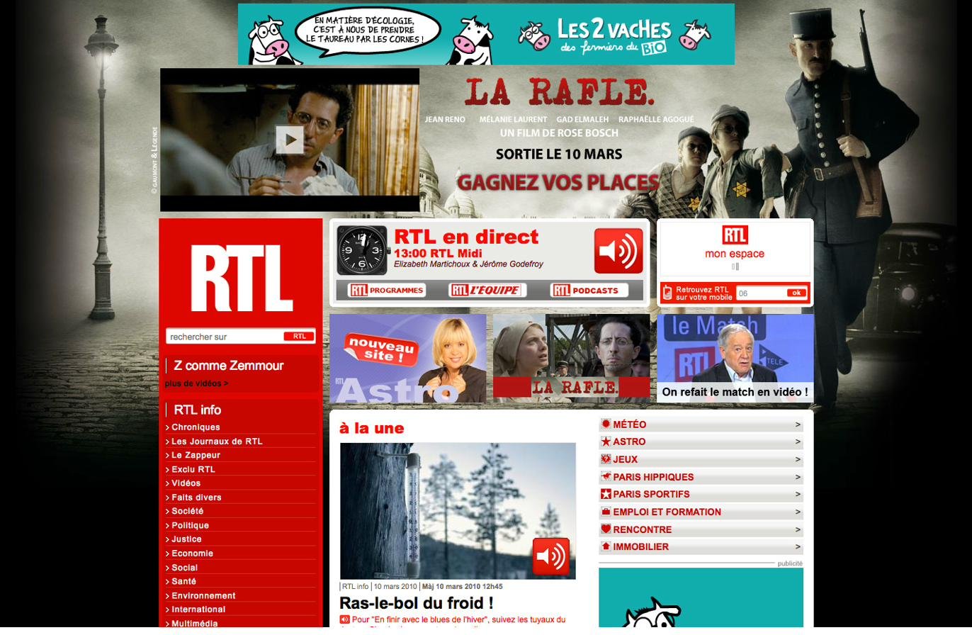 Habillage La Rafle RTL